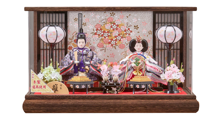 有職雛 ケース入り親王飾り 大同